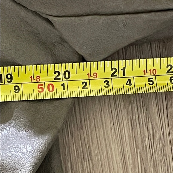 Rino Pelle Women Gray Taupe Faux Leather Moto Jacket Bikercore Outdoor Causal - Picture 11 of 14